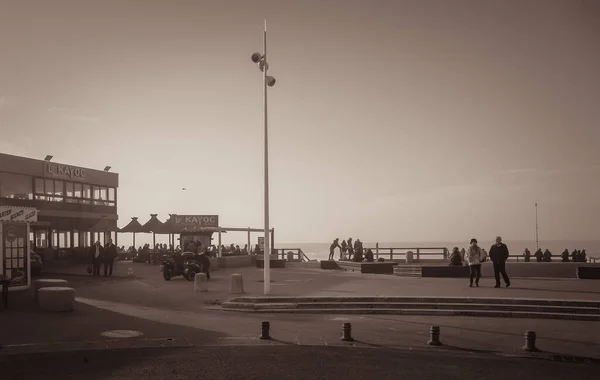 Лаканау Оушен Франція Грудня 2015 Головне Місце Перед Пляжем Лаканау — стокове фото