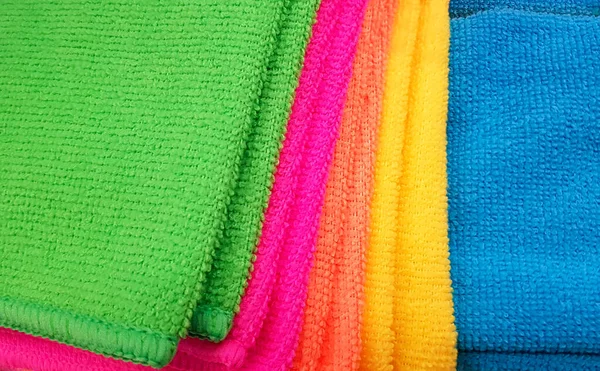 Pilha de Panos Multicoloridos — Fotografia de Stock