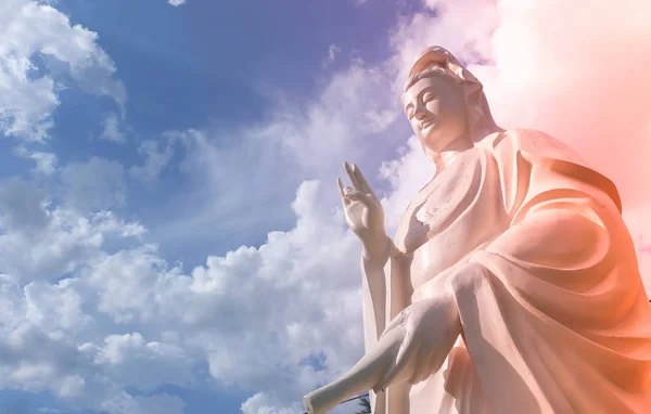 Guan Yin Barmhärtighetens Och Medkänslans Gudinna Den Buddhistiska Religionen Manifestationen — Stockfoto