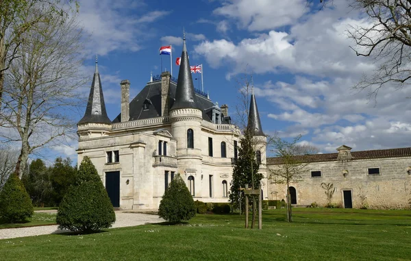 Chateau Palmer Margaux Sehr Beliebtes Und Berühmtes Weingut Für Bordeaux — Stockfoto