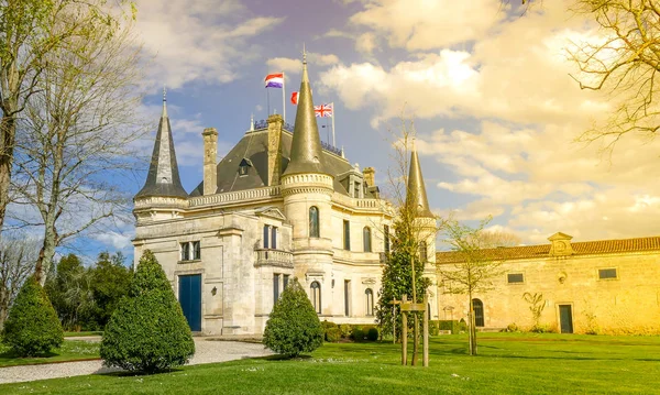 Burdeos Margaux Chateau Palmer Prestigiosa Famosa Finca Vinícola Burdeos Francia —  Fotos de Stock