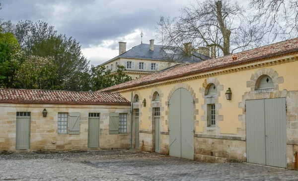 Chateau Margaux Μπορντό Γαλλία Κατέχει Ρεκόρ Για Πιο Ακριβό Μπουκάλι — Φωτογραφία Αρχείου