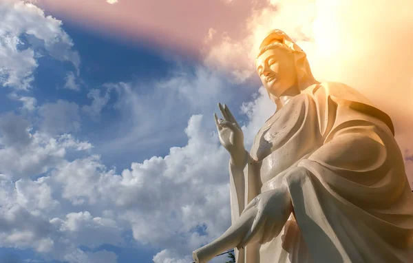 Guan Yin Ist Die Göttin Der Barmherzigkeit Und Des Mitgefühls — Stockfoto