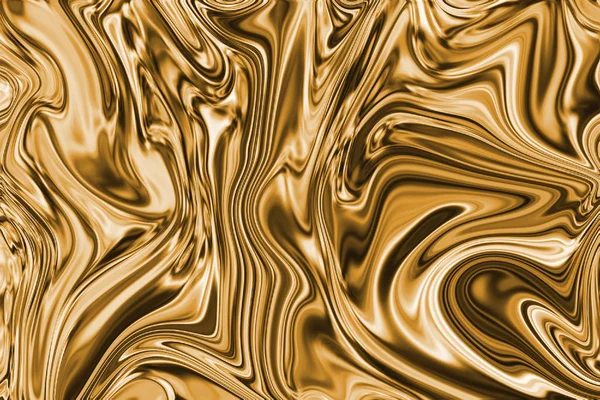 Texture Pure Liquid Gold Background Wallpaper Decoration Design Works — Stock Photo, Image