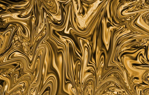 Folyékony Arany Vagy Sárga Textúra Háttér Tapéta Dekoráció Vagy Tervezési — Stock Fotó
