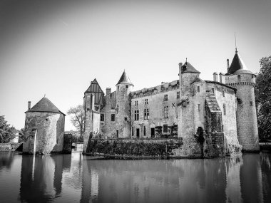 Gironde, Fransa 'da bir ortaçağ şatosu.