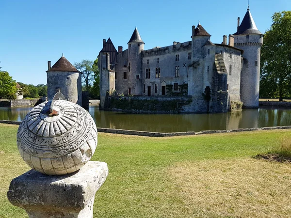 Chateau Brede Feudal Castle Commune Brede Departement Gironde France — Φωτογραφία Αρχείου