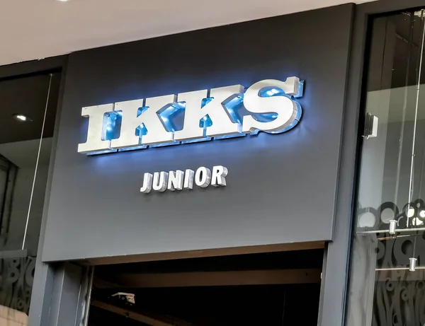 Bordeaux Francia Marzo 2020 Tienda Ikks Letrero Boutique Tienda Logotipos — Foto de Stock