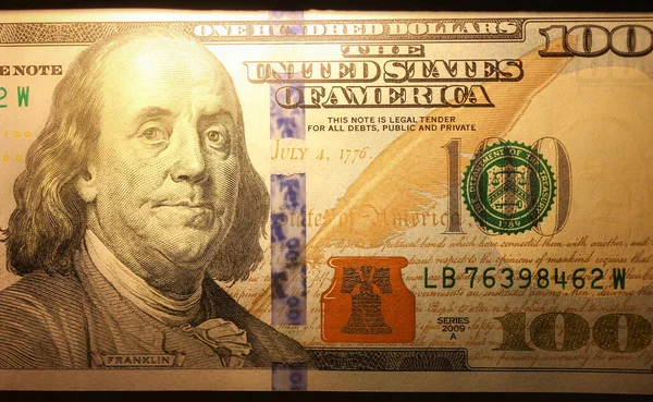 Espejo Dinero Dólares Estadounidenses — Foto de Stock