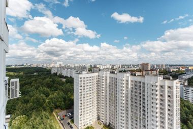 Moskova Bölgesi yaz havadan görünümü