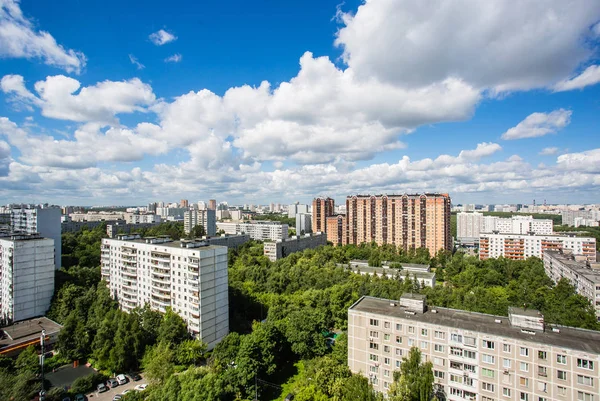 District de Moscou Belyaevo. été vue aérienne — Photo
