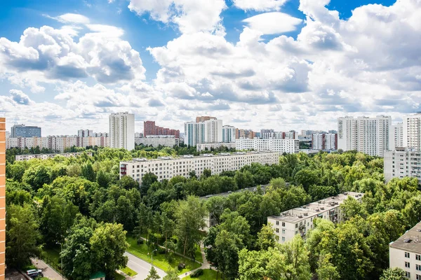 Moskauer Bezirk Beljajewo. Sommer-Luftaufnahme — Stockfoto