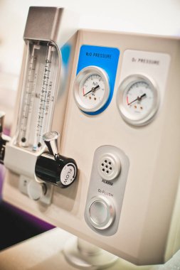 Bulanık arka plan ile diş ekipman