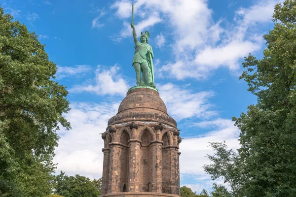 Hermann Monument in the Teutoburg Forest in Germany. — Stock Photo, Image