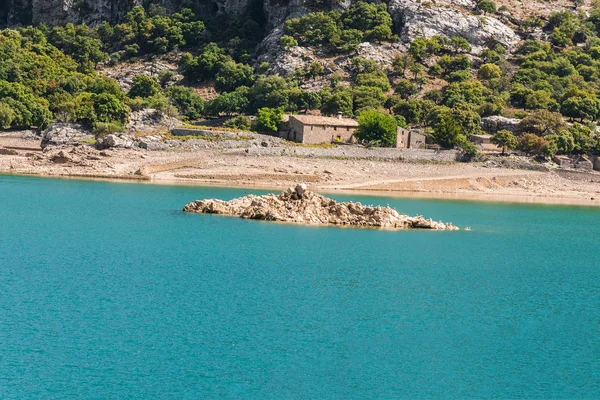 Cuber tározó a Sierra de Tramuntana, Mallorca, Spanyolország — Stock Fotó