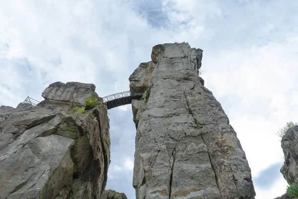 Las piedras externas, formación de arenisca saliente en el Teutobur — Foto de Stock