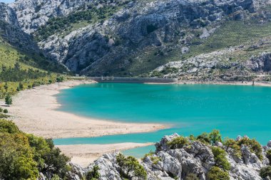 Cuber rezervuar Sierra de Tramuntana, Mallorca, İspanya    
