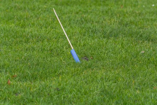 Bir yeni yıl havai fişek izleri   