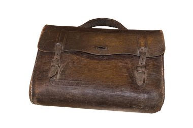 Deriden yapılmış vintage çanta