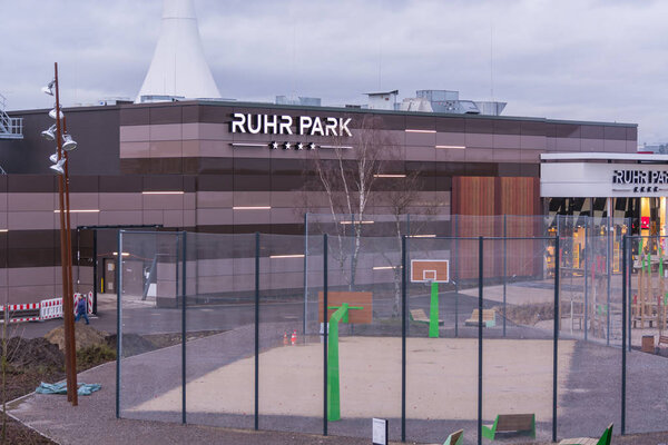 Entrance mall Ruhr Park in Bochum        