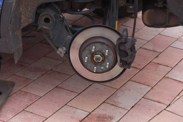 Braking system of an off-road vehicle — Stock Photo, Image