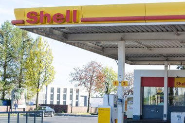 Shell benzin istasyonu Velbert içinde görünümünü