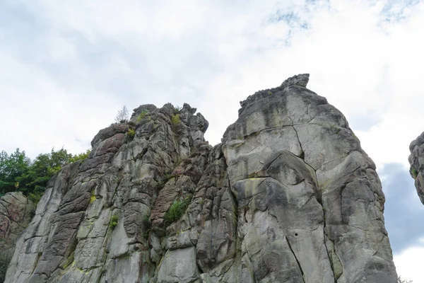 Externstone, вражає пісковика скелі Бреш — стокове фото