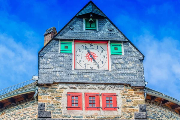 Saat Kulesi, House Solingen Castle — Stok fotoğraf