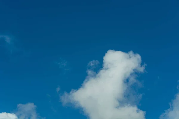 Ciel bleu avec voile nuageux — Photo