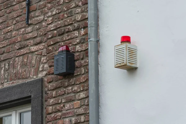 Światła awaryjne, sygnalizator świetlny system alarmowy — Zdjęcie stockowe