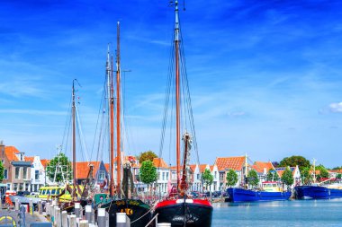 Ziereksee şehir manzara. İl Zeeland, Hollanda  