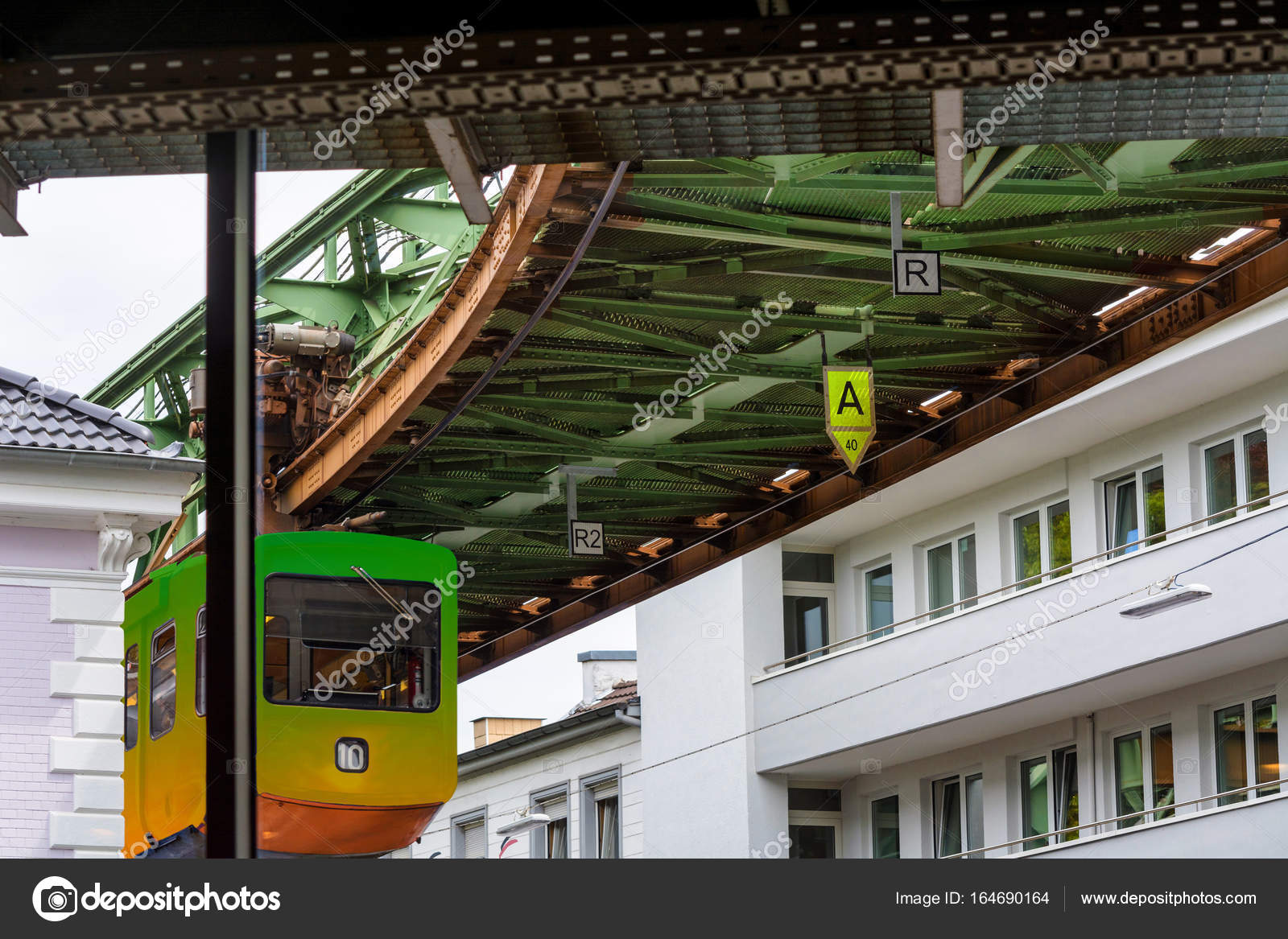 Suspension Railway Wuppertal Elevated Railway Public Passenger