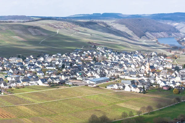 Moselle Vadisi üzerinden panoramik görünüm — Stok fotoğraf