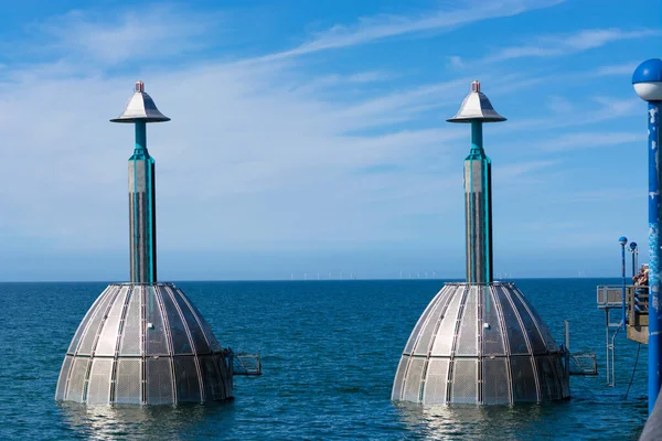 Gôndola Mergulho Uma Atração Turística Zingst Mar Báltico — Fotografia de Stock