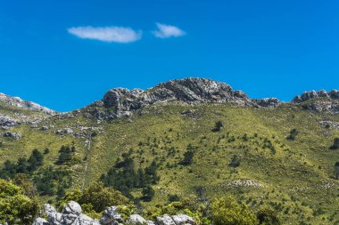 İspanya 'nın Balear Adası' ndaki Rocky Sahili.