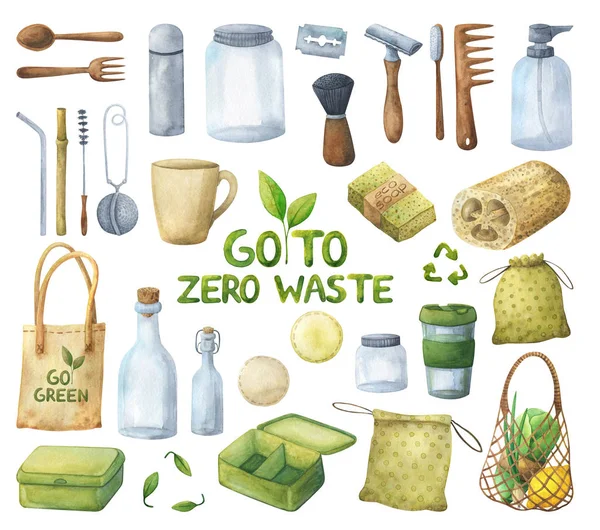 Vita ecologica zero rifiuti . — Foto Stock