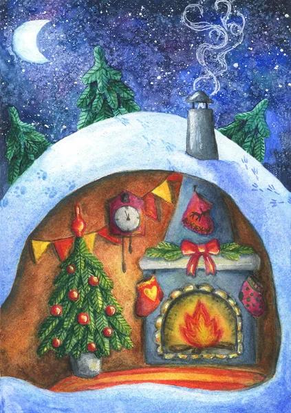 Konforlu Noel çizimi