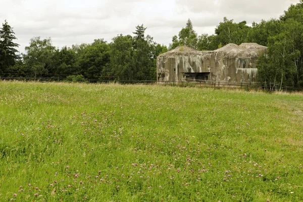 De versterkte rand van Tsjecho-Slowakije — Stockfoto