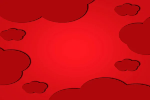 Red Background Wallpaper Illustration Copy Space — ストック写真