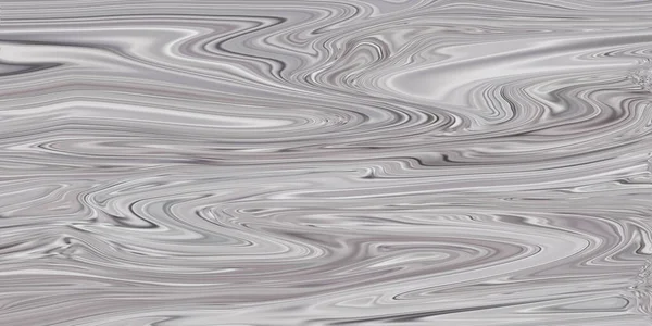 대리석 액체는 흰색의 어둡고 추상적 파장을 줍니다 아크릴 페인트의 스타일의 — 스톡 사진
