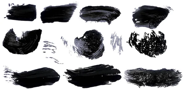 Abstract Ink Black Stain Splash Black Watercolor Paint Liquid Ink — Stock Photo, Image