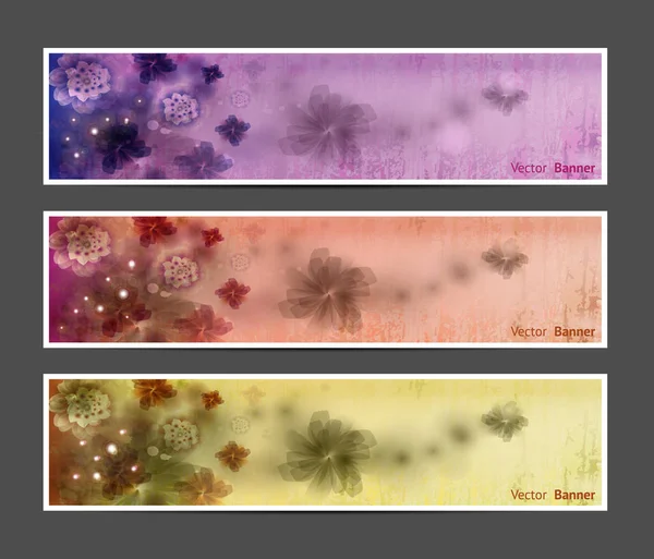 Αφηρημένα φόντο λουλούδι φορέα / πρότυπο φυλλάδιων / Banner. EPS 10 — Διανυσματικό Αρχείο