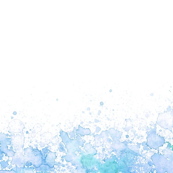 Abstrakte blaue Aquarell Hintergrund — Stockvektor