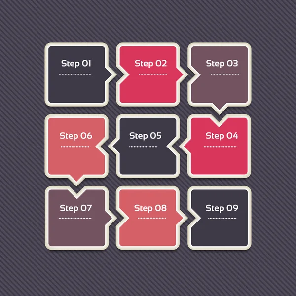 Fondo de progreso vectorial. Plantilla para diagrama, gráfico — Vector de stock