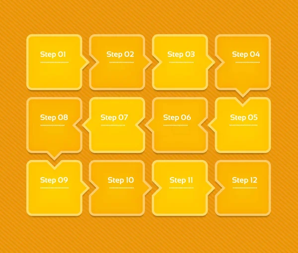 Fondo de progreso vectorial. Plantilla para diagrama, gráfico — Archivo Imágenes Vectoriales