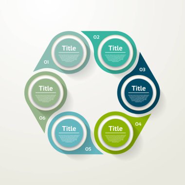 Diyagram, grafik, sunum için vektör bilgi şablonu 