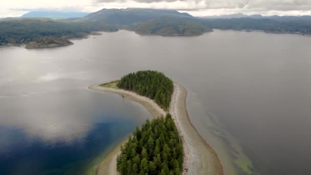 Vancouver Island, Rebecca Spit Marine Provincial Park en Quadra Island por Vancouver Island British Colombia Canada — Vídeo de stock