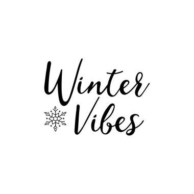 Kış titreşimleri. Vektör çizimi. Mektup. Mürekkep illüstrasyonu.