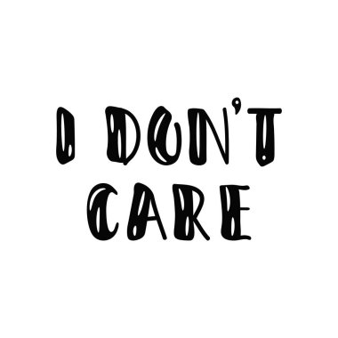 Umrumda değil. Sosyal medya içeriği için. Mürekkep el yazısı. Modern fırça kaligrafisi. İlham verici grafik tasarım tipografi ögesi.