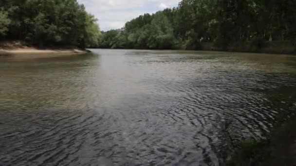 Rzeka Dniestr w Republice Mołdowy — Wideo stockowe